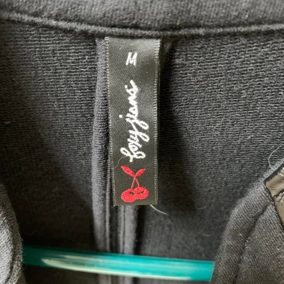 🌷3 for$25🌷Foxy Jeans, US M (Fits Small), Black Pleather Trim Blazer - Picture 5 of 8